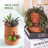 Terra Cotta Face Succulent Pots Planter Clay Pot Pretty Tribe Face Planter Holder Indoor Flower Pot Crafts Breathing Terracotta Pot DIY Decorative...
