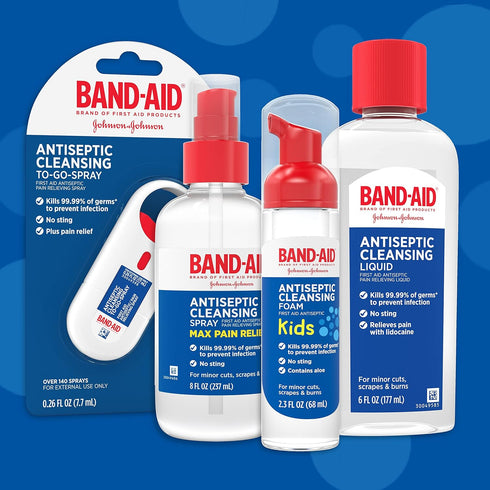 Band-Aid Brand First Aid Antiseptic Cleansing Foam for Kids, 2.3 fl. Oz...