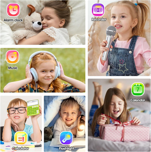Smart Watch for Kids Gift for Girls Age 5-12, 1.54" Touch Screen Watch with HD Camera Video 24 Games Music Pedometer Flashlight Alarm Clock, Gifts...