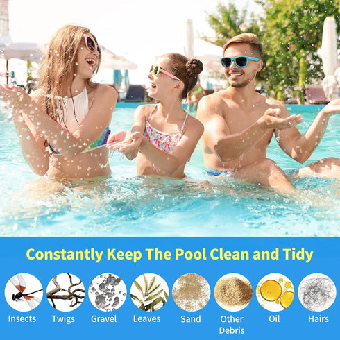 Pool Skimmer Socks - 20 -Pack of Pool Socks for Skimmer Basket, Reusable Pool Filter Socks to Clean Debris and Leaves for In-Ground and Above Grou...