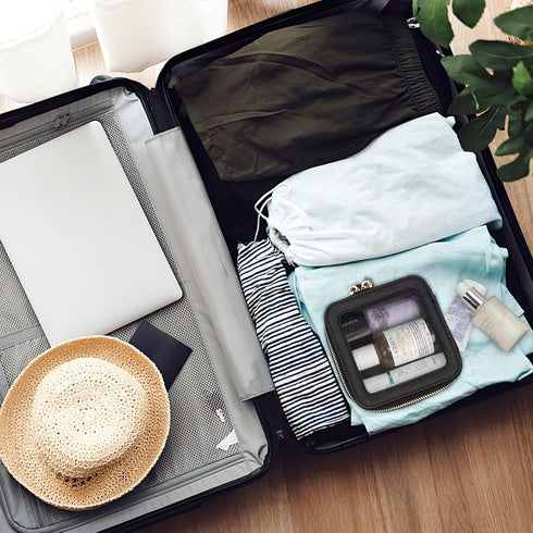 Small Clear Make Up Bag Square Make Up Bag Clear Makeup Travel Bag Clear Travel Makeup Bag Cosmetic Case Clear Makeup Organizer Bag Clear Make Up ...