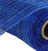 Multi Stripe Deco Poly Mesh Ribbon - 10 inch x 30 feet (Navy, Royal, Turquoise)...