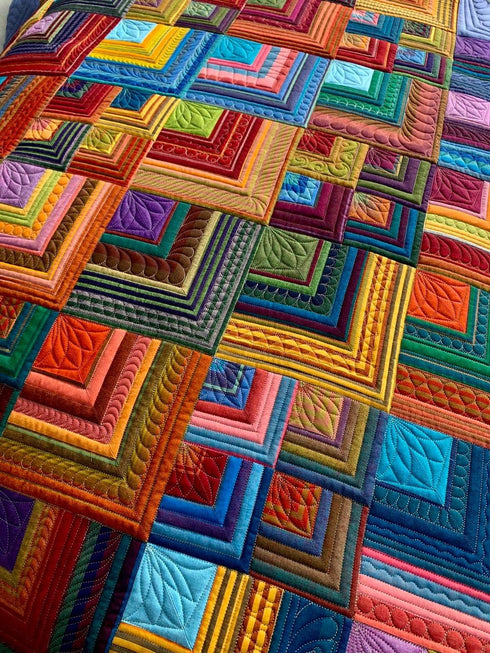 50pcs 8 x 8 inches Multicolor Cotton Fabric Bundle Squares for Quilting Sewing, Precut Fabric Squares for Craft Patchwork...