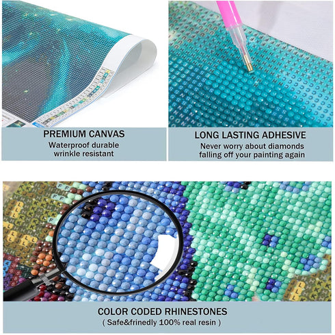 QAZWSX Diamond Painting Kits for Adults Kids, Heart Anatomy Art 5D DIY Diamond Embroidery Flower Cross Stitch Hand Mosaic Doctor Decor-30x40cm......
