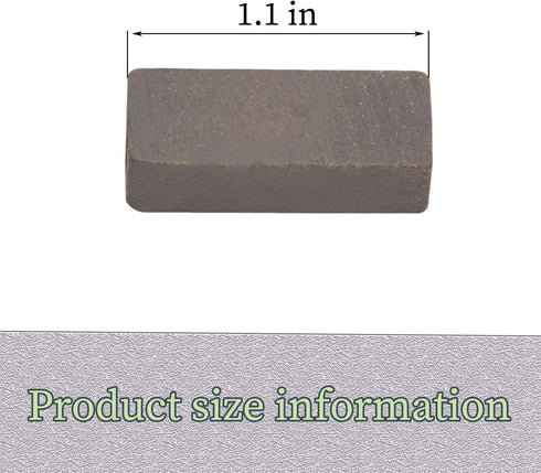 MIA10323 Brake Pad Kit Compatible With John-Deere STX30 STX38 LX172 LX188 GX85 RX75 SRX95 SX85 170 175 180 185, Replaces AM121132, M47316, MIA1032...