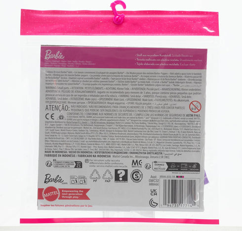 Barbie Fashion 2-Pack, Mermaid Dress, Purple Top + Skirt, Pink Seahorse Necklace, and a Blue Bracelet...