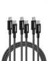 Anker 333 USB C to USB C Cable (6ft 100W, 3-Pack), USB 2.0 Type C Charging Cable Fast Charge for MacBook Pro 2020, iPad Pro 2020, iPad Air 4, Sams...