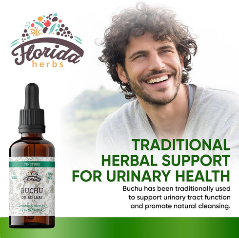 Buchu Tincture, Organic Buchu Extract (Agathosma Betulina) Dried Leaf Health Supplement, Non-GMO in Cold-Pressed Organic Vegetable Glycerin 2 oz, ...