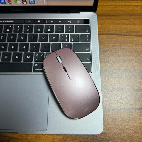 Bluetooth Mouse for iPad pro iPad Air Mac MacBook Pro MacBook Air MacBook Wireless Mouse Laptop Chromebook Win8/10/11 HP DELL PC (Pink)...