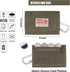 Rough Enough Boys Wallet for Kids Teen Preppy with Neck Lanyard Keychain with Zipper in Canvas Tactical Army Green...