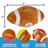 Baby Football Plush Rattle - Baby Boy Stuff for Gifts, Toddler Football Toys, Baby Rattles & Plush Rings, Engaging Learning for Boys and Girls - A...