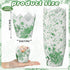 Gerrii 200 Pcs Green Flower Tulip Cupcake Liners Paper Baking Cups Cupcake Wrappers Tea Parties Mini Muffin Case Trays for Wedding Bridal Party Ba...