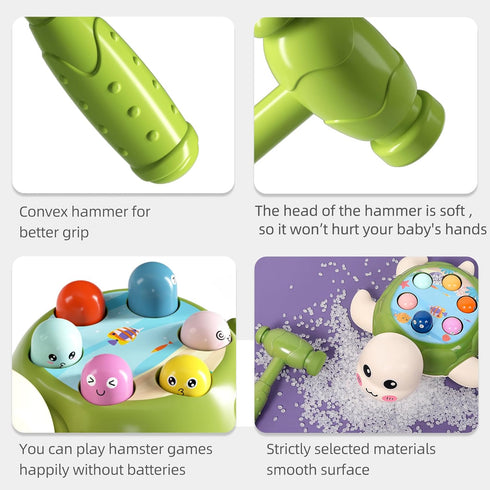 Hammering and Pounding Toy,Toys for 3 4 5 6 Year Old Boys,Baby Interactive Toys Toddler Activities Games,Learning,Active,Early Educational Toy,Gif...