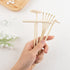 Framendino, 4 Pack Mini Zen Garden Rake Tools Bamboo for Home Office Tabletop Decor 4 Style...
