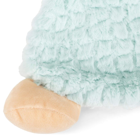Darcy Dinosaur Aqua Blue Children's Plush Rattle Blankie...