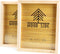 Wooden Picture Frames 8x10 Inch with Real Glass - Set of 2-100% eco Unfinished Wood - Thick Borders - Natural Wood Color for Wall mounting and Tab...