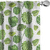 Lunarable Leaf Window Curtains, Tropical Jungle Rainforest Leaves Palm Mango Tree Wild Leaves Art Print, Lightweight Decor 2-Panel Set with Rod Po...