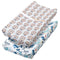 Changing Table Pad Cover Elastic Changing Pad Cover Premium Baby Changing Pad Cover 2 Pack for Boys Girls Unisex Soft Comfortable Safety (Whale & ...