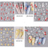 Christmas 5D Nail Art Stickers Self-Adhesive Embossed Snowflake Nail Decals Red Christmas Balls Nail Stickers Xmas Jingle Bells Nail Art Supplies ...