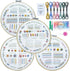 ETSPIL 4 Sets Embroidery Kit for Beginners ?Plant Kits for Adults Learn 33 Different Stitches?includes Stamped Pattern, Easy to Follow Instruction...
