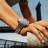 ANCOOL Compatible with Garmin Forerunner 310XT Watch Band, Soft Silicone Watch Strap Replacement for Forerunner 310XT Smartwatch, Grey-Orange...