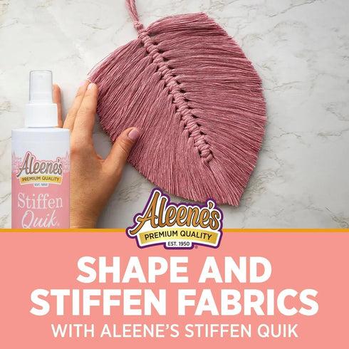 Aleene's 15581 Stiffen-Quick Fabric Stiffening Spray 8oz,Original Version, Packaging may vary...