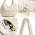 Nefelibata Tote Bag for Women Stylish Puffer Bag Quilted Bag Lightweight Puffy Tote Bag Quilted Padding Shoulder Bag...