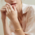 Gold Bangles Bracelets for Women - Chunky Bracelet Jewelry Gifts for Women...