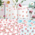 VIVIQUEN 24 Sheets Girl's Pink Tea Forum Double-Sided Scrapbook Paper 30x30cm Flower Craft Paper Folded Flat for DIY Decorative Background Card Ma...