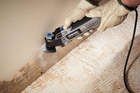 Dremel MM450 Multi-Max Half Moon Oscillating Saw Blade- Oscillating Tool Accessory- Perfect for Cutting Wood and Drywall- Universal Quick-Fit , Bl...