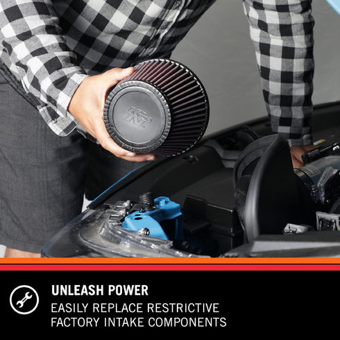 K&N Vent Air Filter/Breather: High Performance, Premium, Washable, Replacement Engine Filter: Filter Height: 1.5 in, Flange Length: 0.875 in, Shap...
