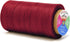 Mandala Crafts Maroon Flat Waxed Thread for Leather Sewing - 197 Yds 210D 1mm Polyester Leather Thread String Waxed Cord for Leatherwork, Beading,...