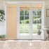 Self-Adhesive Sidelight Door Curtain,Door Curtains for Door Window Small Door Window Coverings, 1 Panel, W10 x L42, Beige...