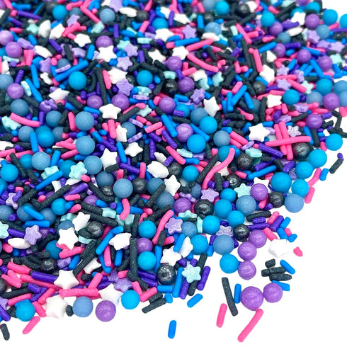 Galaxy Sprinkles | 8 Ounces | Star Sprinkles | Jimmies | Manvscakes...