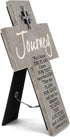Lighthouse Christian Products Future and Hope Journey Marbled Grey 8 Inch Cast Stone Cross Figurine...
