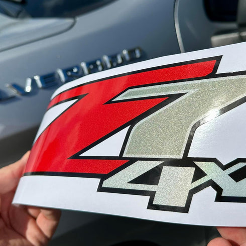 z71 4x4 Decals Reflective, for Silverado Z71 1500 2500 Gmc Sierra Suburban Stickers (2 Pack)...