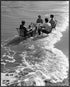 Posterizer 1 pcs-black and white photograph-women relaxing on the beach scene 3-Photography Art-Retro Art-Decor for Home & Office- unframed wall a...