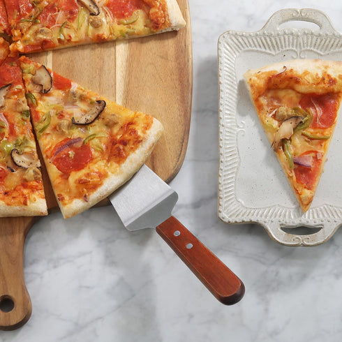 New Star Foodservice 36251 Wood Handle Pie Server, 10-Inch, Wood...