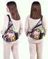 MAY TREE Clear Bag for Stadium Events, Clear Backpack for Concert Stadium Festival Sport Work Sling Bag with Heavy Duty Material - Black...