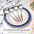 Soup Spoons?4Pcs Soup Spoons Set?Stainless Steel 18/8 Spoons with Comfortable Bakelite Handle?Heavy-Weight Metal Round Spoons?Wood Grain Handle...