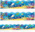 60 Ft Under The Sea Bulletin Board Borders 60 pcs, Ocean Themed Straight Bulletin Boards Trim With Glue Point Dots For Classroom School Chalkboard...