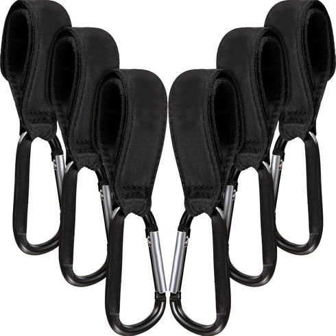 6 Pack Baby Stroller Hooks for Hanging Diaper Bags Stroller Clips for Bags Multipurpose Hooks for Grocery Shopping Bags Stroller Accessories Pram ...