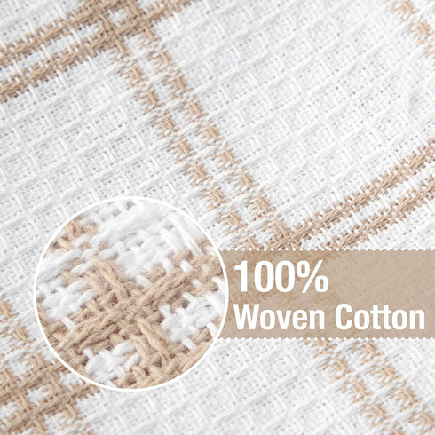 T-Fal Premium Waffle Dish Cloths: Highly Absorbent, Super Soft Long Lasting - 100% Cotton, 12"x13" Flat Waffle Dish Towel for Cleaning & Drying Di...