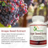 Grape Seed Extract 400mg - 120 Vegetarian Capsules with 95% Proanthocyanidins - Natural Non-GMO Antioxidant Supplement - Grapeseed Extract Capsule...