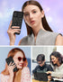 Goocrux (2in1 for iPhone 11 Pro Max Case Moon Plants Women Girls Cute Phone Cover Flower Heart Stars Space Design with Slide Camera Cover+Ring Fas...