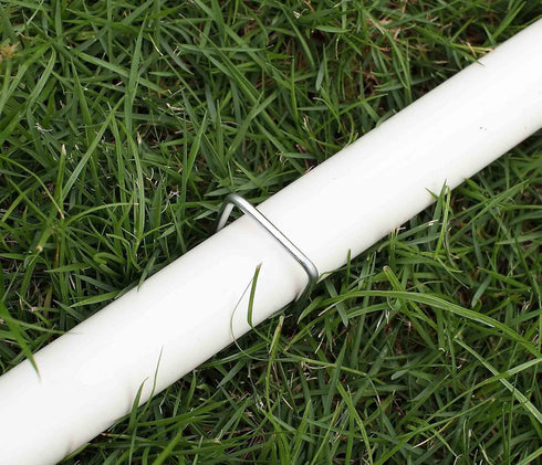 6 Inches Heavy Duty Galvanized Steel Garden Stakes Staples Securing Pegs for Securing Weed Fabric Landscape Fabric Netting Ground Sheets and Fleec...