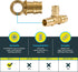 SharkBite 3/4 Inch Expansion Tee for PEX-A Pipe, Brass Plumbing Fittings for PEX-A Tubing, UAB370LFA...