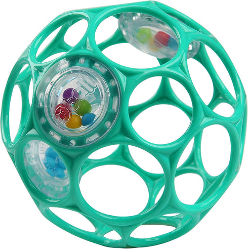 Bright Starts Little Shakers 6pc Gift Set - BPA-Free Easy-Grasp Baby Rattles and Teethers, Unisex, 3 Months+...