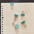 Colored Binder Clips Mini Metal Clamp 5/8-IN / 0.6-inch / 15-mm (Green, 40-Count)...
