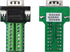 SinLoon VGA DB15 Solderless Connector 3+9 D-SUB 15 Pin VGA 3 Row Breakout Board Adaptor with Case+Screwdriver(2-Pack Male)...
